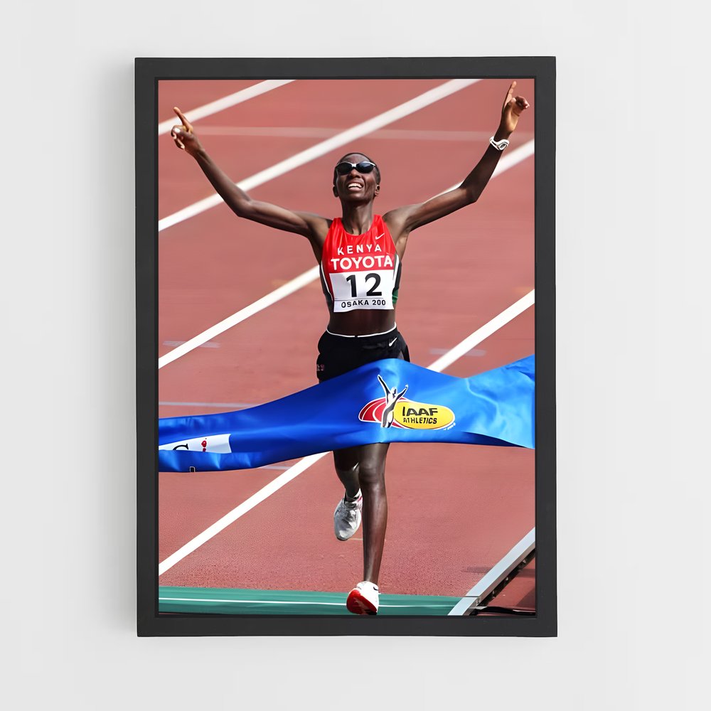 Poster Catherine ndereba – affiche Athlétisme (vue 2)